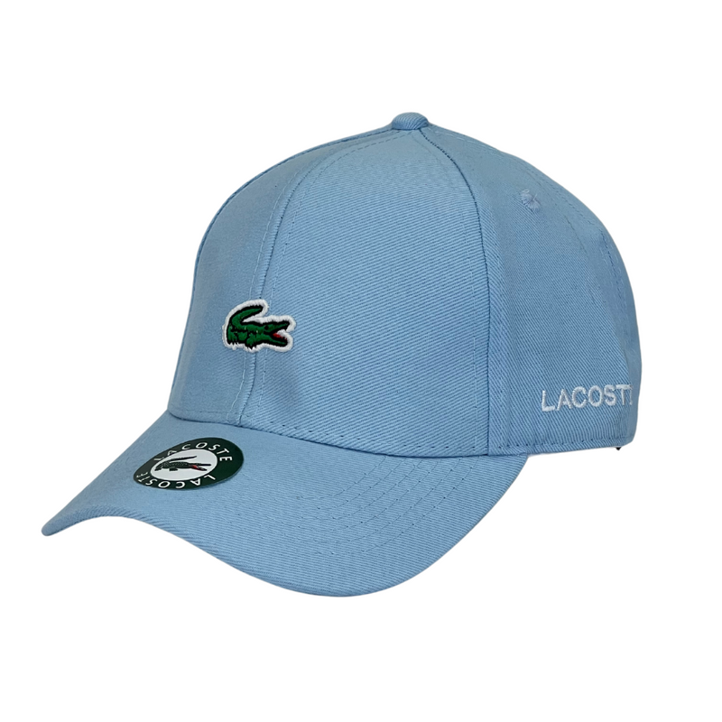 Boné Urbano Lacoste Basic - Cor Azul Claro  Logo Original