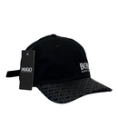 Boné Urbano Hugo Boss GRIFE 2 - Cor Preto  Logo Branco