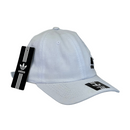 Boné Casual Adidas Basics 3 - Cor Branco  Logo Preto