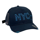 Boné Destroyed New York City - Cor Azul Escuro  Logo Azul
