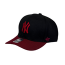 Boné Urbano New York Yankees Classic - Cor Preto  Logo Vermelho