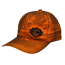 Boné Rock Harley Davidson - Cor Laranja  Logo Preto