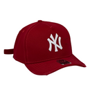 Boné Destroyed New York Yankees - Cor Vermelho  Logo Branco