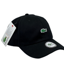 Boné Casual Lacoste Basic - Cor Preto  Logo Oficial