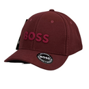 Boné Urbano Hugo Boss BOSS Lvl.1 - Cor Vinho  Logo Vinho