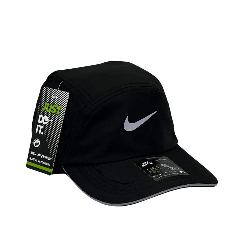 Boné Casual Nike Sk8 - Cor Preto  Logo Cinza