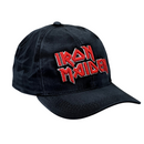 Boné Rock Iron Maiden - Jeans  Logo Vermelho