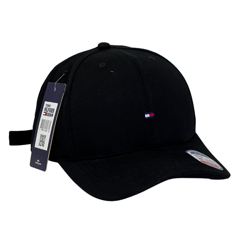 Boné Urbano Tommy Hilfiger Basic - Cor Preto  Logo Original