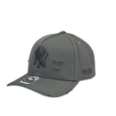 Boné Destroyed New York Yankees - Cor Cinza  Logo Cinza
