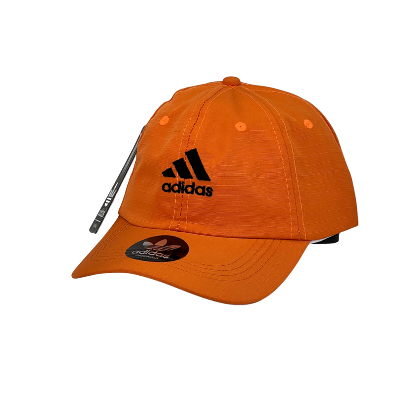 Boné Casual Adidas Basics - Cor Laranja  Logo Preto