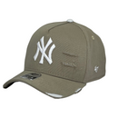 Boné Destroyed New York Yankees - Cor Bege  Logo Branco