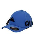 Boné Fitted Quiksilver BIG BACK - Cor Azul  Logo Preto