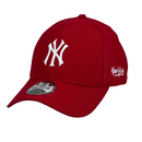 Boné Urbano New York Yankees - Cor Vermelho  Logo Branco