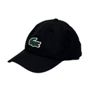Boné Casual Lacoste Medium - Cor Preto  Logo Original
