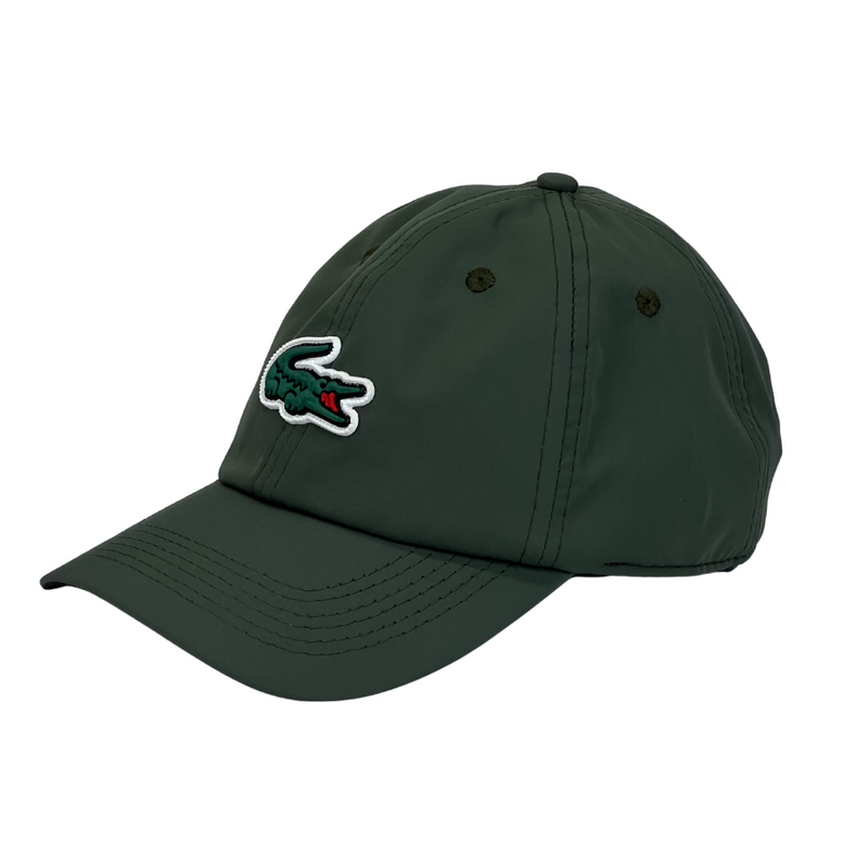 Boné Casual Lacoste Medium - Cor Verde Militar  Logo Original