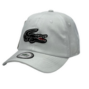 Boné Casual Lacoste Big Lacoste - Cor Branco  Logo Preto
