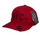 Boné Destroyed New York City - Cor Vermelho  Logo Preto
