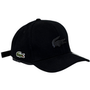 Boné Urbano Lacoste BIG - Cor Preto  Logo Preto
