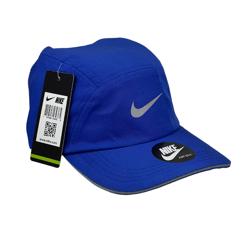 Boné Casual Nike Dry Fit - Cor Azul Escuro  Logo Cinza