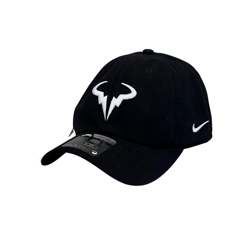 Boné Casual Nike NADAL - Cor Preto  Logo Branco