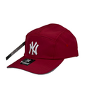 Boné Casual New York Yankees - Cor Vermelho  Logo Branco