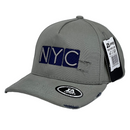 Boné Destroyed NYC - Cor Cinza  Logo Preto