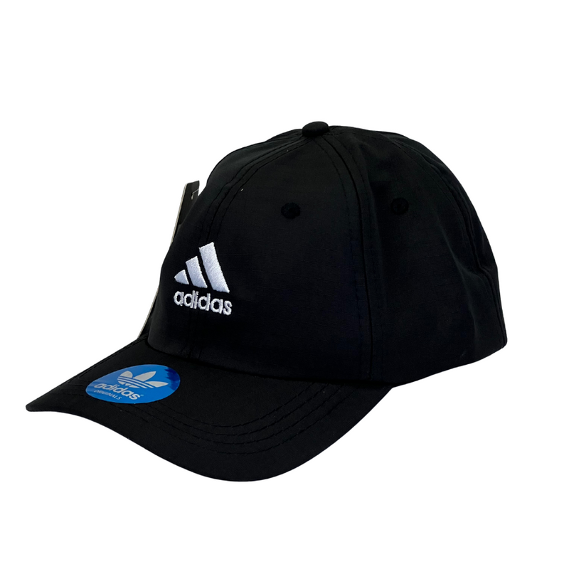 Boné  Casual Adidas New Logo Basic - Cor Preto  Logo Branco