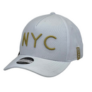 Boné Urbano New York City - Cor Branco  Logo Amarelo