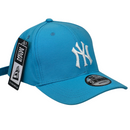 Boné Urbano New York Yankes - Cor Azul Claro  Logo Branco