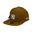 Boné Aba Reta New York Yankees - Cor Mostarda  Logo Branco