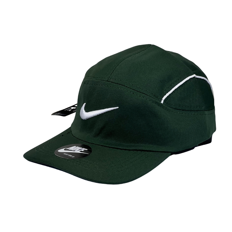 Boné Casual Nike Basic Two - Cor Verde Escuro  Logo Branco