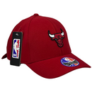 Boné Casual Bulls Basics - Cor Vermelho Logo Oficial