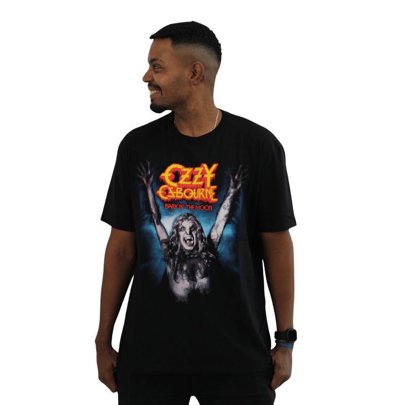 Camiseta Manga Curta Ozzy Osbourne - Bark At The Moon