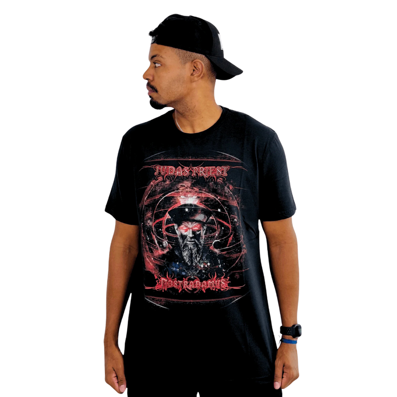 Camiseta Manga Curta Judas Priest - Nostradamus