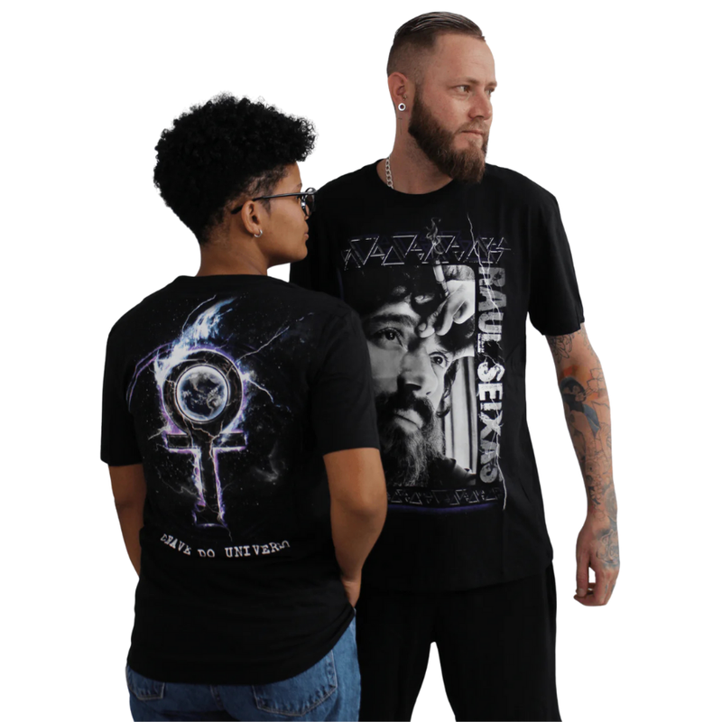 Camiseta Manga Curta Raul Seixas - Chave Do Universo
