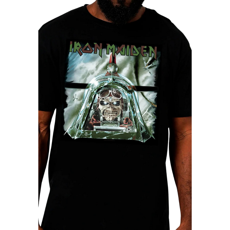 Camiseta Manga Curta Iron Maiden - Aces High