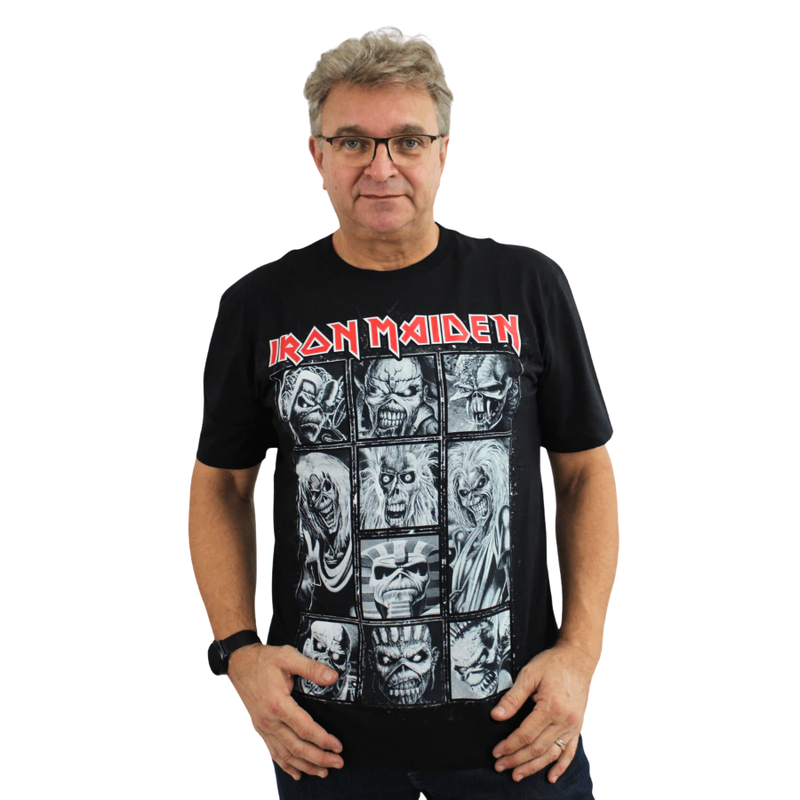 Camiseta Manga Curta Iron Maiden - Ten Eddies