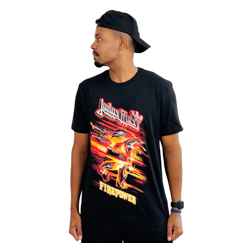 Camiseta Manga Curta Judas Priest - Firepower