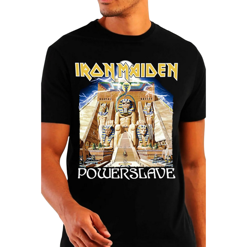 Camiseta Manga Curta Iron Maiden - Powerslave II
