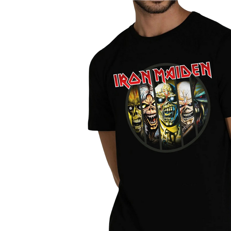 Camiseta Manga Curta Iron Maiden - Eddies
