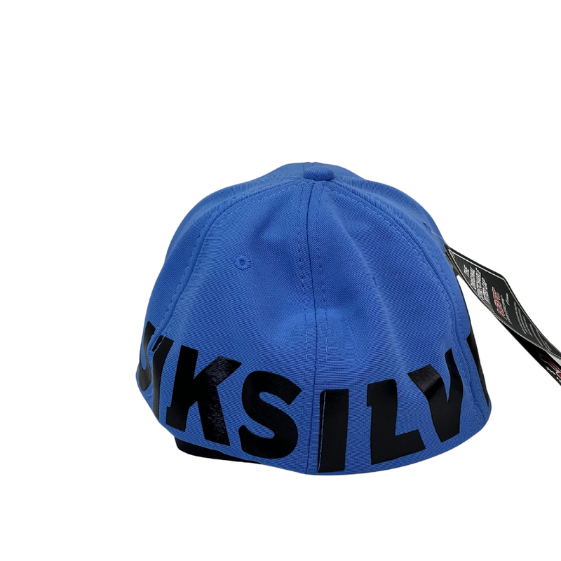 Boné Fitted Quiksilver BIG BACK - Cor Azul  Logo Preto