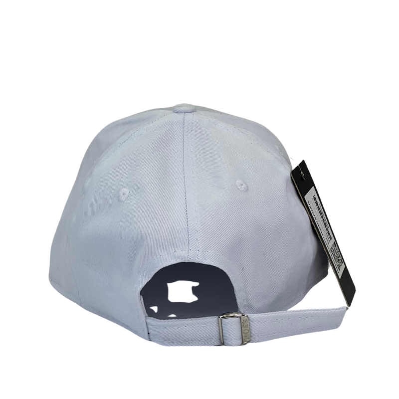 Boné Urbano Hugo Boss BOSS - Cor Branco  Logo Vermelho