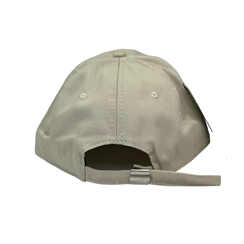 Boné Casual Nike BIG - Cor Bege  Logo Azul