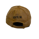 Boné Rock Route 66 - Jeans Bege  Logo Original