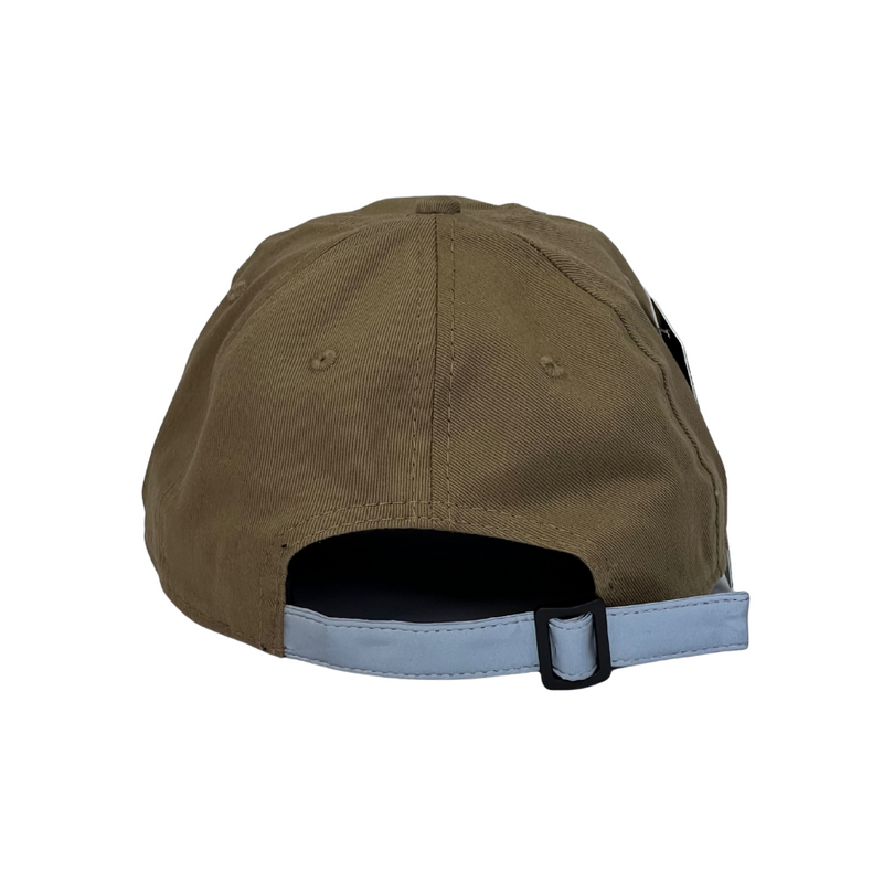 Boné Casual Nike Basics - Cor Marrom  Logo Cinza