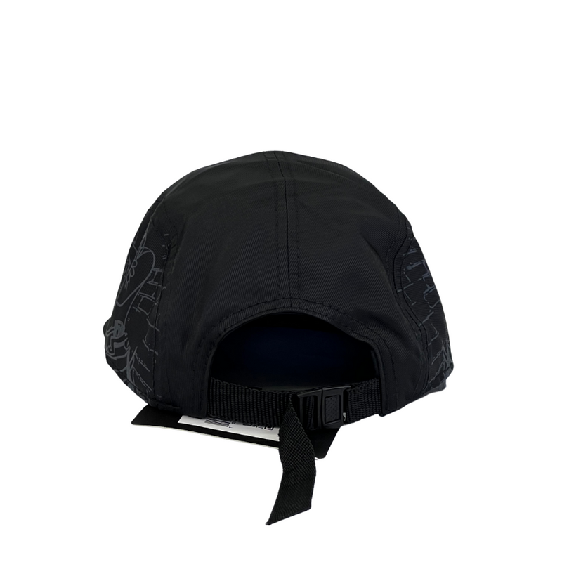 Boné Casual High Kongs - Cor Preto  Logo Preto