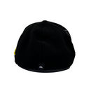 Boné Fitted QuikSilver BIG - Cor Preto  Logo Amarelo
