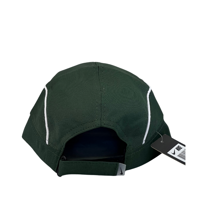 Boné Casual Nike Basic Two - Cor Verde Escuro  Logo Branco