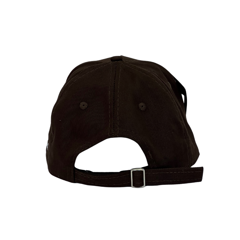 Boné Destroyed New York Yankees - Cor Marrom  Logo Branco