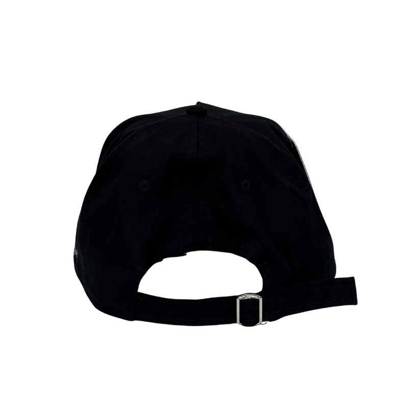 Boné Destroyed New York Yankees - Cor Preto  Logo Cinza